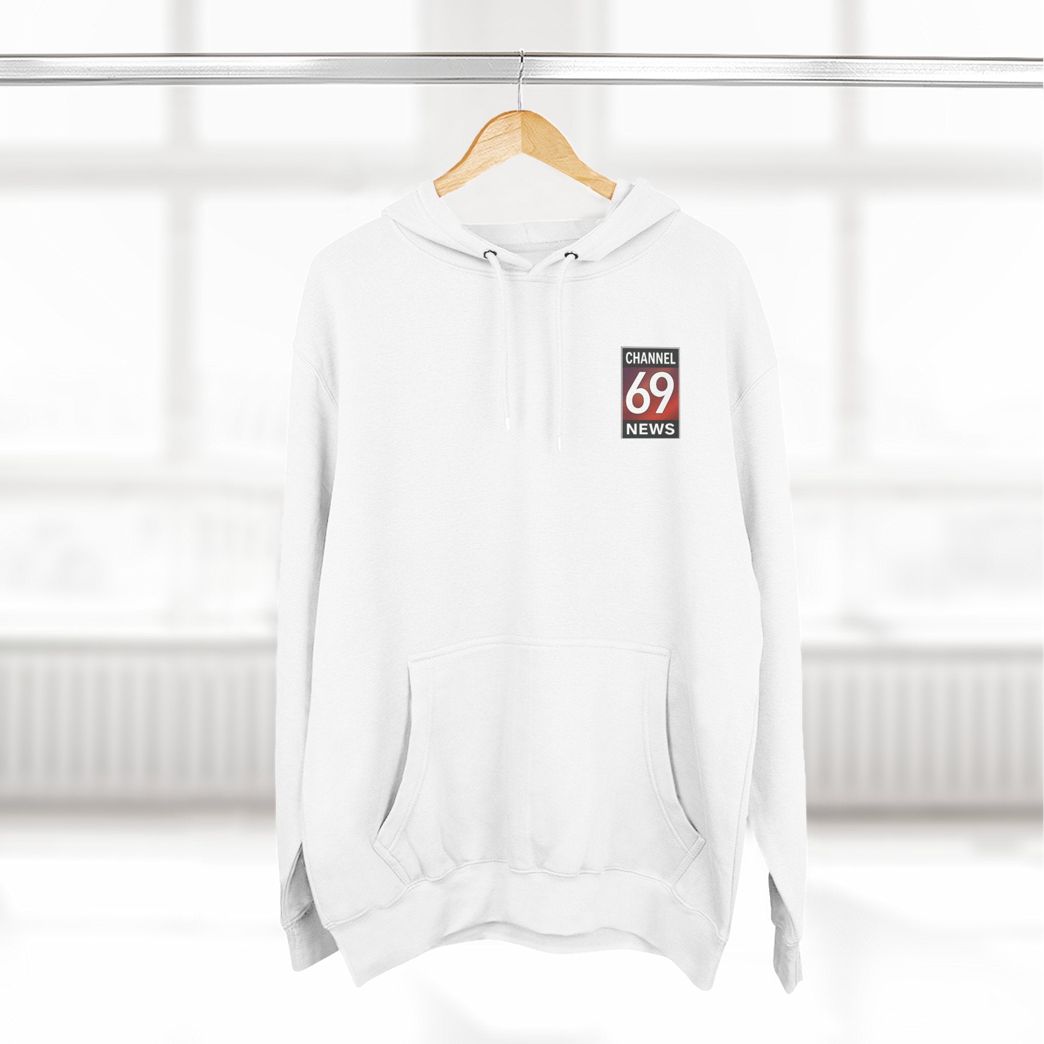 'There's a 100% Chance to Get You Wet!' Funny Channel 69 News Weather Hoodie
