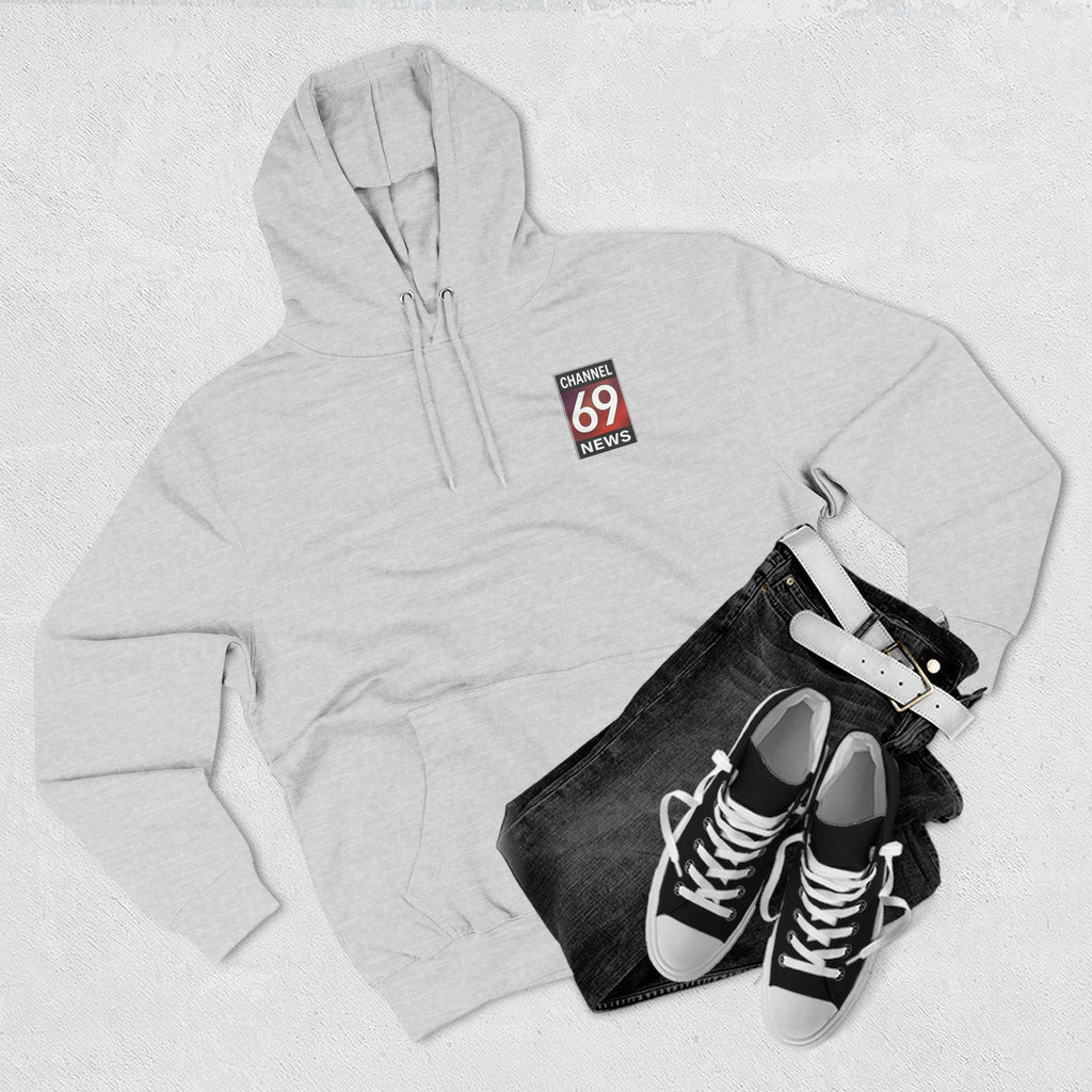 'There's a 100% Chance to Get You Wet!' Funny Channel 69 News Weather Hoodie