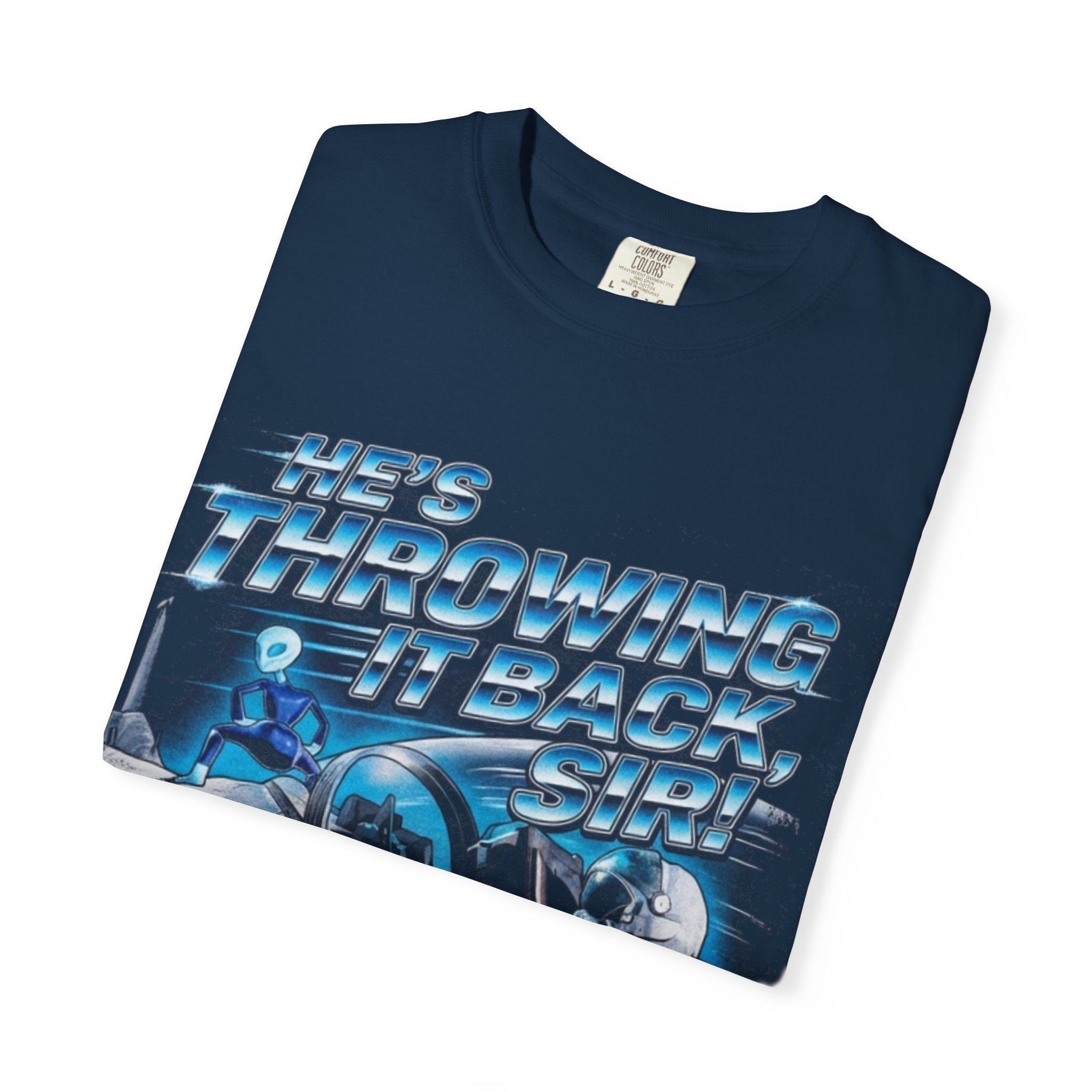 Throwing It Back – Area 51 Incident Report Tee