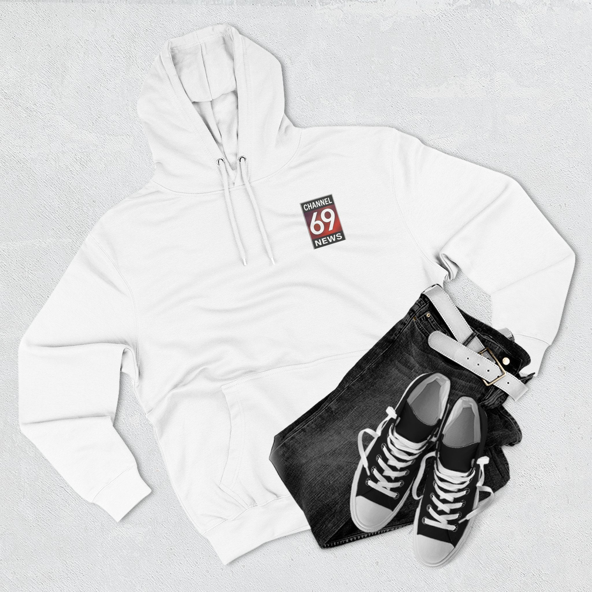 'There's a 100% Chance to Get You Wet!' Funny Channel 69 News Weather Hoodie